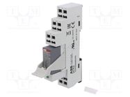 Relay: interface; SPDT; Ucoil: 24VDC; for DIN rail mounting ABB