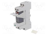 Relay: interface; DPDT; Ucoil: 120VAC; for DIN rail mounting; CR-P ABB