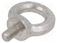 Lifting eye bolt; M10x17; Head: eye; acid resistant steel A4 ELESA+GANTER