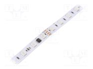 LED tape; RGB; 5050; LED/m: 60; 10mm; white PCB; 24VDC WISVA OPTOELECTRONICS