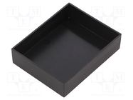 Enclosure: designed for potting; X: 54mm; Y: 68mm; Z: 16.5mm; ABS 