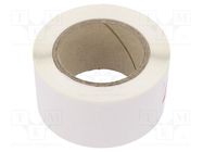 Label; 6mm; 15mm; white; self-adhesive; -40÷150°C WAGO