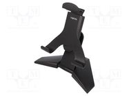 Tablet/smartphone stand; 0.5kg; 7÷11"; black LOGILINK