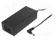 Power supply: switching; 12VDC; 5A; Out: 5,5/2,5; 60W; 90÷264VAC ESPE