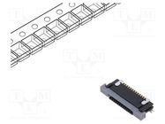 Connector: FFC/FPC; horizontal; PIN: 12; bottom contacts,ZIF; SMT AMPHENOL COMMUNICATIONS SOLUTIONS