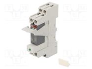 Relay: interface; SPDT; Ucoil: 120VAC; for DIN rail mounting ABB