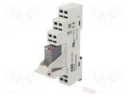 Relay: interface; SPDT; Ucoil: 24VDC; for DIN rail mounting ABB