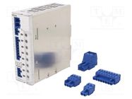 Circuit breaker; Urated: 24VDC; Inom: 6A; Poles: 8; IP20; 500000h WAGO