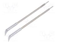 Tip; bent conical; 0.2mm; for soldering station; 2pcs. ERSA