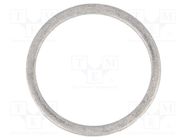 Gasket; aluminium; Thk: 1.5mm; Øint: 20mm; Øout: 24mm; DIN 7603 ELESA+GANTER