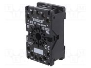 Relays accessories: socket; PIN: 11; Leads: screw terminals CROUZET