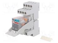 Relay: interface; 4PDT; Ucoil: 24VDC; for DIN rail mounting; CR-M ABB