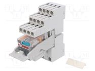 Relay: interface; 4PDT; Ucoil: 24VDC; for DIN rail mounting; CR-M ABB