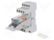 Relay: interface; 4PDT; Ucoil: 12VDC; for DIN rail mounting; CR-M ABB