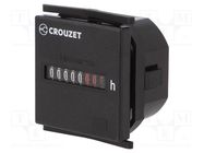 Counter: electromechanical; working time; mechanical indicator CROUZET