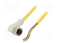 Connection lead; M12; PIN: 3; angled; 2m; plug; CSA; -25÷70°C; IP67 EATON ELECTRIC