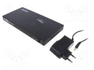 Splitter; HDCP,HDMI 1.4; black; Input: HDMI socket GEMBIRD