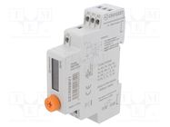 Timer; Range: 0,001s÷100days; SPDT; 12÷240VAC; 12÷240VDC; IP20 CROUZET