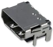 HDMI CONNECTOR, RCPT, 19POS, SMT