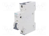 Circuit breaker; 230/400VAC; Inom: 0.5A; Poles: 1; Charact: A; 10kA SIEMENS