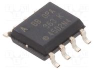 IC: operational amplifier; 7MHz; Ch: 1; SO8; IB: 10pA; Iio: 10pA TEXAS INSTRUMENTS