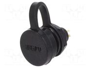 Connector: circular; socket; female; PIN: 4; IP67; SA6; 3A; 30V WEIPU
