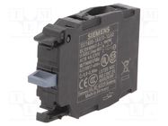 Contact block; 22mm; -25÷70°C; front fixing; Contacts: NC + NO SIEMENS