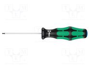 Screwdriver; hex key,spherical; HEX 1,5mm; Blade length: 60mm WERA