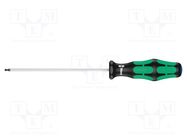 Screwdriver; hex key,spherical; HEX 2mm; Blade length: 100mm WERA