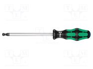 Screwdriver; hex key,spherical; HEX 8mm; Blade length: 150mm WERA