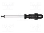 Screwdriver; hex key,spherical; HEX 12mm; Blade length: 150mm WERA