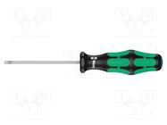 Screwdriver; Hex Plus key; HEX 2,5mm; Blade length: 75mm WERA