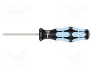 Screwdriver; Pozidriv®; PZ0; Blade length: 60mm WERA