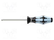 Screwdriver; square; #1; Blade length: 80mm; Overall len: 178mm WERA