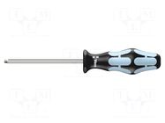 Screwdriver; square; #1; Blade length: 80mm; Overall len: 178mm WERA