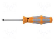 Screwdriver; square; RB0; Blade length: 60mm; Overall len: 141mm WERA