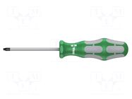Screwdriver; square; RB1; Blade length: 80mm; Overall len: 178mm WERA