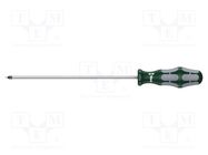 Screwdriver; square; #1; Blade length: 200mm; Overall len: 298mm WERA