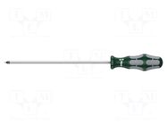 Screwdriver; square; #1; Blade length: 200mm; Overall len: 298mm WERA