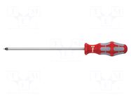 Screwdriver; square; RB2; Blade length: 200mm; Overall len: 305mm WERA