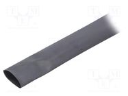 Heat shrink sleeve; glueless; 3: 1; 24mm; black; polyolefine TE Connectivity