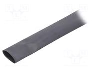 Heat shrink sleeve; glueless; 3: 1; 24mm; black; polyolefine TE Connectivity