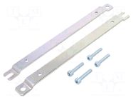 Mounting coupler; steel; for enclosures; Plating: zinc; GA RITTAL