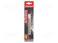 Drill bit; for metal; Ø: 5mm; high speed steel TIN coated HSS-R PROLINE