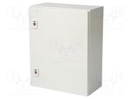 Enclosure: wall mounting; X: 400mm; Y: 500mm; Z: 210mm; AX; steel RITTAL