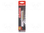 Drill bit; for metal; Ø: 4mm; high speed steel TIN coated HSS-R PROLINE