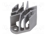 Heatsink: cast; grilled; TO3; natural; L: 40mm; W: 27mm; H: 19.1mm SEIFERT ELECTRONIC