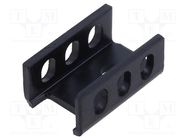 Heatsink: extruded; U; TO220; black; L: 25mm; W: 16mm; H: 11mm; 18°C/W SEIFERT ELECTRONIC