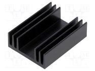 Heatsink: extruded; grilled; black; L: 37.5mm; W: 29mm; H: 11.5mm SEIFERT ELECTRONIC