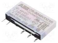 Relay: miniature; SPDT; Ucoil: 48VDC; socket,THT; Series: CR-S ABB